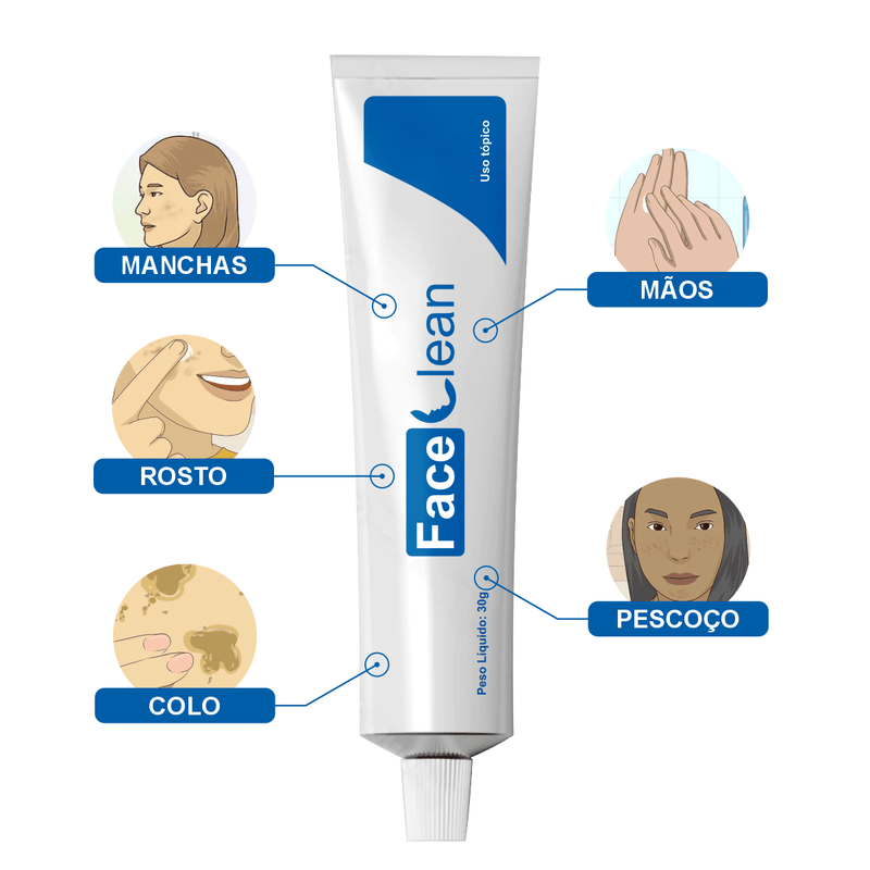 Face Clean Creme Clareador